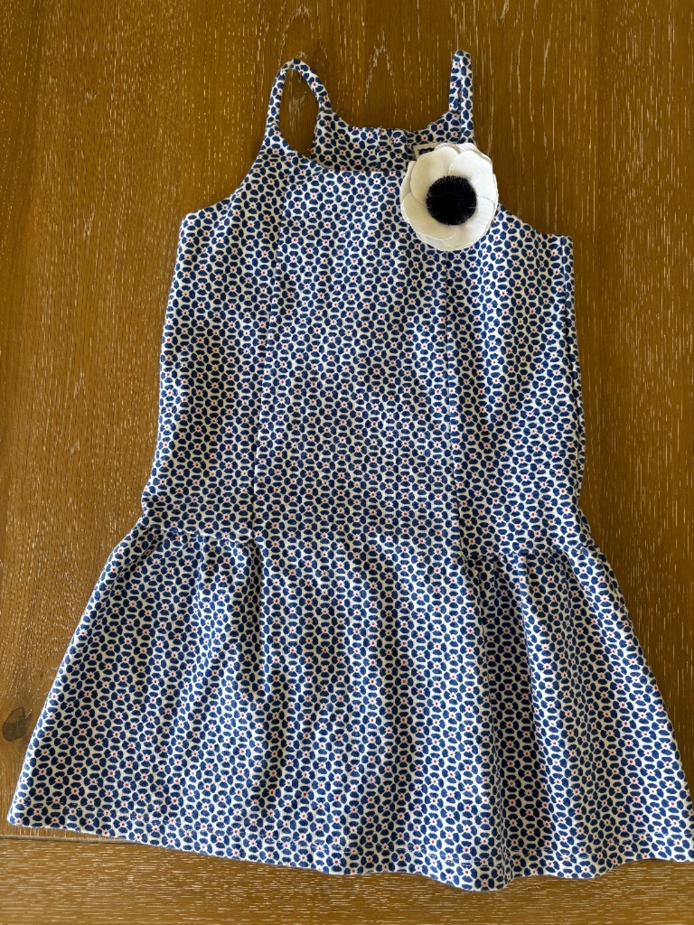 Janie and Jack Girls Blue Floral Dress